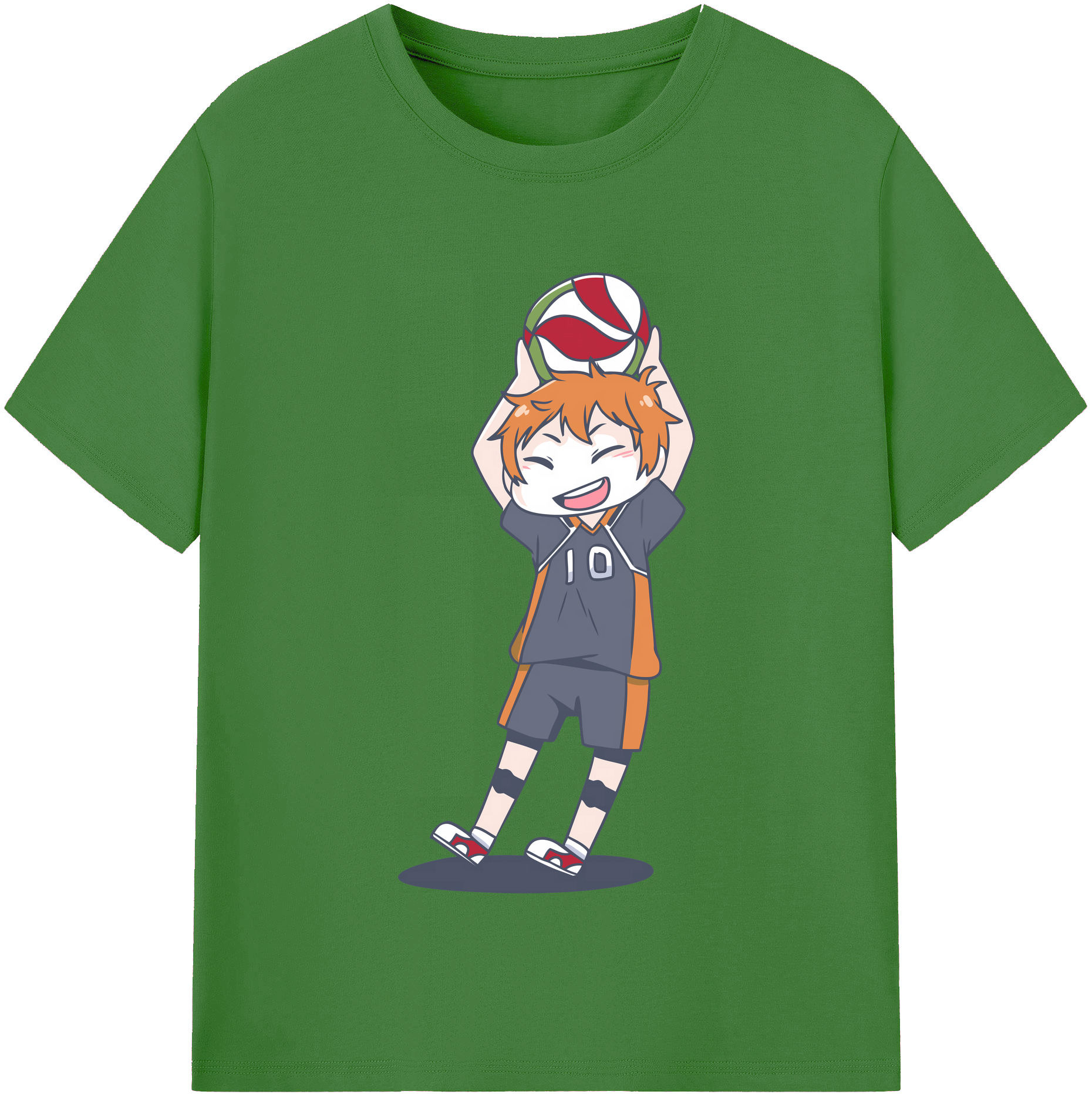 （画像用） ハイキュー!! Haikyu!! レディースカジュアルプリントTシャツ（綿100％）